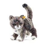 Steiff 'Kitty' Kitten Cat - cuddly washable plush soft toy tabby - 099335