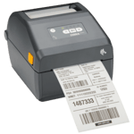 ZEBRA Thermal Transfer Cartridge Printer ZD421, Healthcare, 203 dpi, USB, USB Host, Ethernet, BTLE5, EU and UK Cords, Swiss Font, EZPL