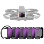 NEEWER Kit de Filtres ND Magnétiques & Accessoires Adaptateur Magnétique, Compatible avec Drone DJI Avata 2, Pack de 4 Filtres Densité Neutre ND8 ND16 ND32 ND64, Contour Ultra Fin et Verre Optique HD