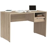 Pegane - Bureau coloris Chêne Cambrian - longueur 120 x profondeur 60 cm