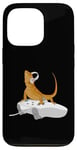 Coque pour iPhone 13 Pro Beardie Reptiles Gamers - Dragon barbu jouant au jeu vidéo