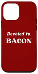 Coque pour iPhone 12 mini Amateurs de bacon et mangeurs de viande, expression d'amour amusante