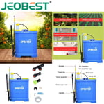 JEOBEST. Pulvérisateur de Jardin de 16L, pulvérisateur de Mauvaises Herbes, pour désherbant, pesticides