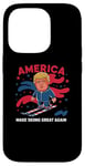 iPhone 14 Pro Donald Trump Skiing America - Make Skiing Great Again Case