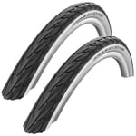 Schwalbe Delta Cruiser Active Wire 700x28c White Road 700c Pair of Bike Tyres