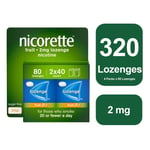 Nicorette Fruit 2mg Lozenge 4 x 80 - 6 Weeks* Bundle -  320 Lozenge