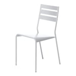 Fermob - Facto Chair Cotton White 01 - Matstolar utomhus - Patrick Jouin - Vit - Metall