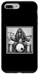 Coque pour iPhone 7 Plus/8 Plus Sasquatch Bigfoot Musique Drums Batteur Band Cadeau Graphique