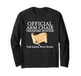 Curse of Oak Island Watcher Gift Armchair Treasure Hunter Long Sleeve T-Shirt