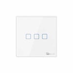 Smart Wireless Wall Switch Sonoff T2EU3C-RF 433MHz (3-channel)