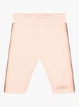 HUGO BOSS Baby Embroided Logo Joggers, Pink