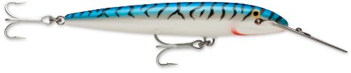 Rapala Silver Mackerel Countdown Magnum-Matériel Corps en Abachi-Leurre Pêche en Mer-Prof de Nage 5.4-7.5m-Taille 22cm / 100g-Fabriqué en Estonie Unisex-Adult, 18 cm / 70 g