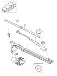 Volvo Original Torkarbladsats - Torkarblad vindruta