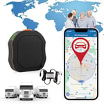 Mini Traceur GPS Enfant avec SOS Traceur GPS Voiture avec Câble de Chargement Tracker GPS sans Abonnement pour Personnes âgées,Voiture,Clés,Scooter Surveillance à Distance en Temps Réel TK109 1000mAh