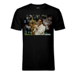 T-Shirt Homme Col Rond Trophee Grand Chelem Champion Roger Federer Tennis Superstar Sport