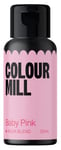 Colour Mill Aqua Blend Food Colouring Liquid Baby Pink - Edible Food Paint for Royal Icing, Macarons, Meringue, Fondant, Jellies, Beverages and more - 20 ml