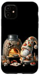 Coque pour iPhone 11 Pizza Baker Dad Gnome With Hot Stone Pizza Oven Italy Travel