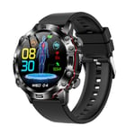 2024Et482 Bluetooth Call Ecg Non-Invasiivinen Verensokerin Älykello Multi-Sport Smart Watch