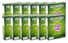 Nicorette 15mg Inhalator Nicotine 4 Cartridges (Stop Smoking Aid)- Pack 12