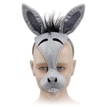 Bristol Novelty EM179 Masque d’âne avec effet sonore sur serre-tête, pour enfant, unisexe, multicolore, taille unique Halloween