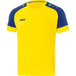 JAKO Champ 2.0 Ka Jersey Men's Jersey - Citron/Sport Royal, XX-Large