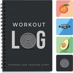 Workout Planner for Daily Fitness Tracking & Goals Setting A5 Size 6 x 8 Inches