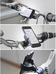 Bike Bicycle Mobile  Cell Phone Holder Bracket Mount for Handlebar Handle Bar Wh