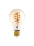 EGLO LED-lyspære A75 Spiral 4W/820 245 lumen amber dimmable E27