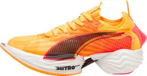 Puma Fast-R Nitro Elite 2 Womens Running Shoes Orange Carbon Plated Run Trainers