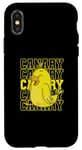 Coque pour iPhone X/XS Canari jaune