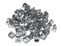 StarTech.com 50 Pkg M5 Cage Nuts for Server Rack Cabinets - M5 cage nuts - Rack cage nuts - cage nuts (CABCAGENUTS) - Rack Nuts (Pack of 50) - for P/N: RACK-18U-20-WALL-OA, RACK-21U-20-WALL-OA, RACK-24U-20-WALL-OA, SHELF-2U-20-CENTER-V