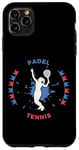 Coque pour iPhone 11 Pro Max Padel Tennis Femme