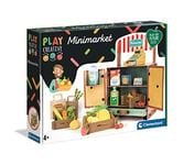 Clementoni Play Mini Market-fabriqué en Italie-kit de Loisir créatif, 4 Ans et Plus, 18550, Multicolore