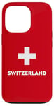 iPhone 13 Pro Switzerland Flag Suisse Swiss Schweiz White Red Case