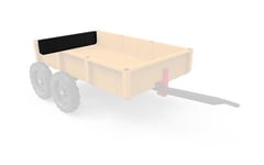 BERG  LARGE TRAILER - REAR HATCH BLACK