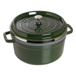 Staub La Cocotte Pata höyrystimellä Pyöreä 26 cm, Valurauta Basilika 40510-603-0