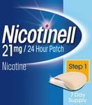 Nicotinell Nicotine Patch Stop Smoking Aid Step 1, 21 mg 24 Hour 7 Patches