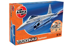 Airfix Eurofighter Typhoon, Luftfarkostmodell Med Fast Vinge, Monteringssats, Eurofighter Typhoon, 27 Styck, 5 År, Militärflygplan