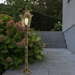 Etc-shop - Lanterne de jardin pour électricité extérieure, lampadaire d'extérieur pour lampes de terrasse de jardin à poser à l'extérieur, bronze