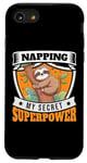 iPhone SE (2020) / 7 / 8 Napping Superpower Power Nap Lazy Pajama Day Sleep Sloth Case