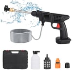 Battery Pressure Washer Replacement for Makita 18V Battery, Cordless Power Pressure Jet Washer With 6-in-1 Nozzle Foam Pot, 16ft Hose for Car, Home, Lawn, Garden, Fence - Tool Only