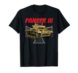 WW2 German Panzerkampfwagen III Tank Panzer 3 Boys Kids Men T-Shirt