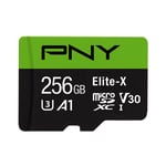 PNY Elite-X Micro SDXC U3 V30 minneskort 256 GB