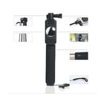 Remax RP - P5 Black Silver Lightweight Selfie Stick For All Android Or iPhone