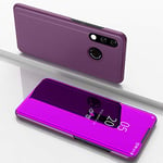 Hülle® Plating Flip Mirror Case for Huawei P30 Lite (Glamour Purple)