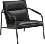 VASAGLE EKHO Collection - Lounge Chair, Armrest Chair with Metal Frame, Faux Leather, with Stitching, Mid-Century Modern Style, for Living Room, Bedro