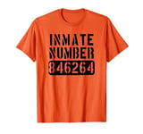 Orange Prisoner Costume | Jail Break Outfit T-Shirt