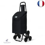 VOUNOT Chariot de Courses 6 Roues avec Compartiment Imperméable Chariot Marché P