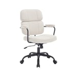 Wahson Office Chairs - Chaise de Bureau Moderne Chaise Bureau à roulettes Coussin Confortable Fauteuil de Bureau Pivotante et Réglable pour Chambre,