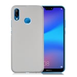 Huawei P20 Lite yksinkertainen suojakuori - Valkoinen